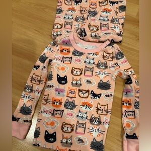 Fish Stix Cat Print Pajama Set